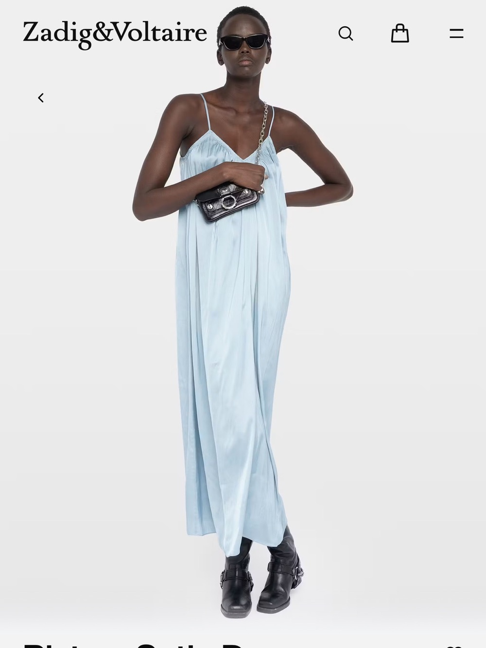 Ristym satin dress size S